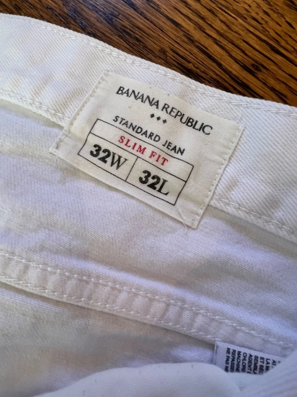 Men’s Banana Republic White Denim 32x32 Slim Fit